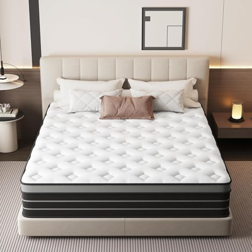 CBAEC-RSN Matratze 180x200 cm Boxspringbett Härtegrad H3, Geeignet für Kinder und Erwachsene, Öko-Tex Zertifiziert, Ergonomische 7 Zonen Matratze Höhe 20 cm