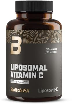 BioTechUSA Liposomal Vitamin C | Liposovit®-C Fórmula | Refuerza el sistema inmunitario y la producción de colágeno | Alta absorción, 30 cápsulas