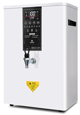 Dispensador de agua caliente de 2500 W, hervidor comercial combinado, calentadores de agua automáticos con pantalla LCD, dispensador de agua caliente con calentamiento por pasos para encimera, 50 L