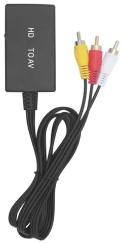 YUGSHNKFC HDTV a 3RCA Convertidor 1080P Composite Switcher Adaptador Compuesto a Hdtv