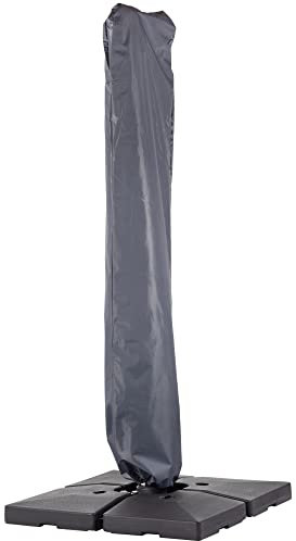 Clearspell Large Premium Canti-Lever Parasol Cover - Large | Fits 3.5m & 4m Diameter Over arm | Fits 3x4m Rectangular Leaning Parasols - 5 Year Guarantee - Complete with Fitting Rod