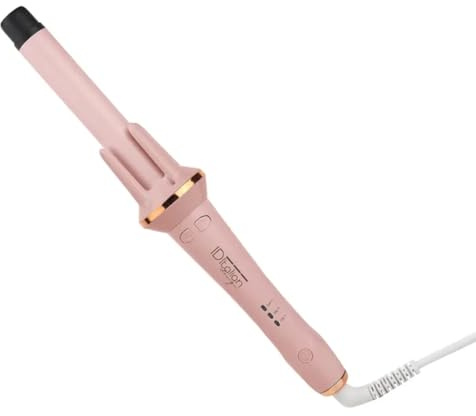 ID Italian Design - Rizador de Pelo Automático - Tecnología HairCare - Rizado Rápido 10 Segundos - Recubrimiento Cerámico - Giro Bidireccional - 3 Temperaturas - Apagado Automático - Cable Giratorio