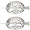 DELORIGIN 2 Stück Wikinger Keltische Haarnadeln Clips, Lebensbaum Mittelalter Haarspange Silber, keltische Haarspange Haarnadeln Metalllegierung Haarspangen für Damen Schal Pullover Vintage Schmuck