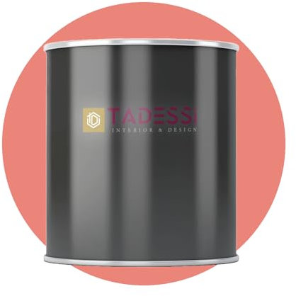 TADESSI Wall Select Wandfarbe Pink - Puderrosa - abwaschbare Innenfarbe matt - Dispersionsfarbe - Geruchsarm und Lösemittelfrei - 2.5 Liter Gebinde