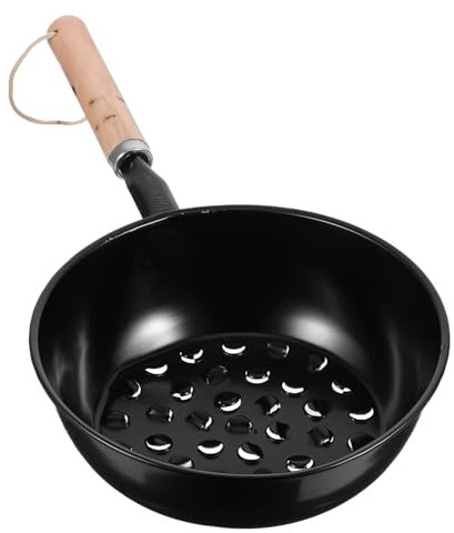 Toddmomy Vassoio Per Accendifuoco in Cestello Per Accendifuoco Per Barbecue Con Manico in Legno Utensili Per Barbecue All Aperto Facile Da Pulire