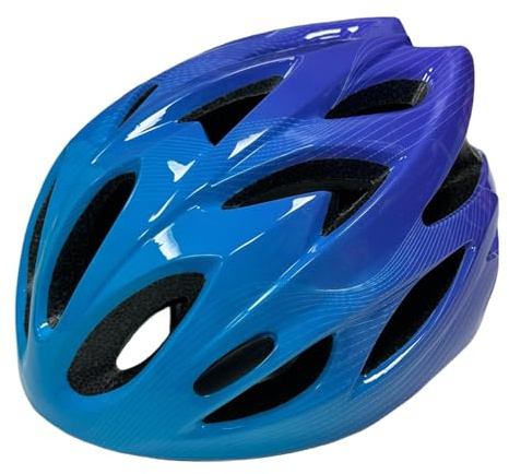 RNXRZANK Casque de Vélo pour Enfants, Casque de Sport 52-58 Cm, Casque de Cyclisme sur Route, Casque pour l'escalade, Le Patinage à roulettes et Les Activi, Bleu
