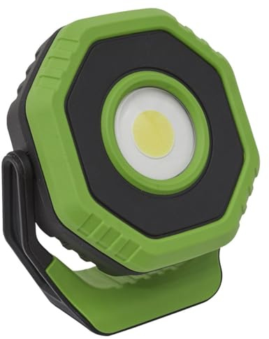 Sealey LED700P Projecteur de poche rechargeable 360° 7W COB LED avec aimant Vert