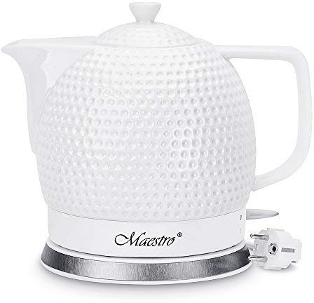 Feel-Maestro MR067 elektrisk vattenkokare vit 1,5 l 1200 W