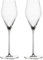 Spiegelau Definition Champagnerglas-Set 2-teilig mit Poliertuch, Sektgläser (250 ml) und Mikrofaser-Glasreinigungstuch (50 x 64 cm), Kristallglas