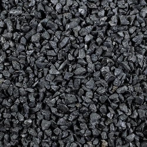 Sassi ciottoli colorati Nero Ebano 8-12 mm 25 Kg decorazione giardino pietre colorate Vivaio di Castelletto