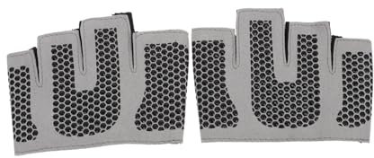 MUSISALY 2 Paar Halbfinger-sporthandschuhe rutschfeste Trainingshandschuhe Aus Silikon Und Mesh Für Fitness Und Gewichtheben