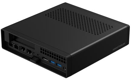 MINISFORUM Mini PC MS-A2, CPU AMD Ryzen 9 9955HX a 16 core e 32 thread fino a 5,4 GHz, AMD Radeon 610M, Barebone senza DDR5 RAM/SSD/OS, HDMI/USB-C x 2/2,5 G RJ45 x 2/10 G SFP x 2, Wi-Fi 6E, BT5.2