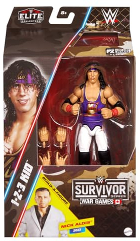 WWE The 123 1-2-3 Kid Mattel Elite Collection Survivor Series 2025 Wrestling Action Build A Figure Nick Aldis Toy 2025