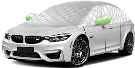 mezza copertura auto Compatibile con Lancia Lybra 1999-2005,protegge da neve,polvere,ghiaccio,gelo,telo grandine auto,e offre protezione dal sole