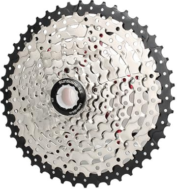 DHJKFU cykelkassett 9-växlad kassett HG 11–30T/32T/34T/36T/40T/42T/46T cykelkassett lämplig för mountainbike (9S 11–46T)