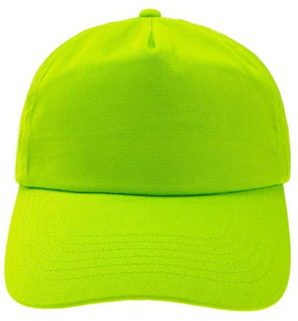 4sold Junior 100% Baumwolle 5 Panel Cap Unisex Jungen Mädchen Mütze Baseball Cap Hut Kinder Kappe Snapback Baseballcap Kappe Einfarbig Sonnenschutz Sonnenhut Basecap Einstellbar Baseballkappe Kinder