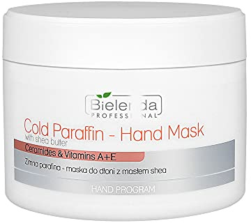 Bielenda Professional Cold Paraffin Hand Mask with Shea Butter Ceramides and Vitamins A+E 150g
