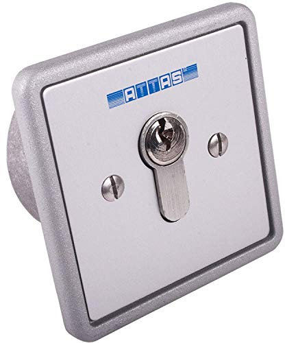 Schlüsseltaster zweiseitig tastend Unterputz, verschieden- und gleichschließend (Gleichschließend)