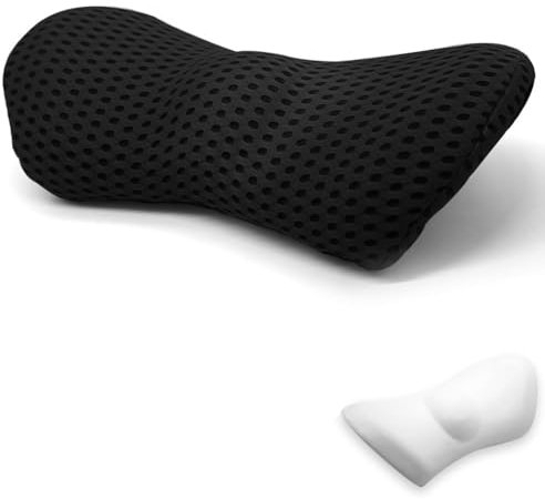 Umllpet Lendenkissen Orthopädisches, Lumbalkissen, Lendenwirbelkissen aus Memory Foam, Lendenwirbelstützkissen, Ergonomisches Rückenkissen Lendenwirbelstütze für Bett, Sofa, Stuhl, Auto und Bürostuhl