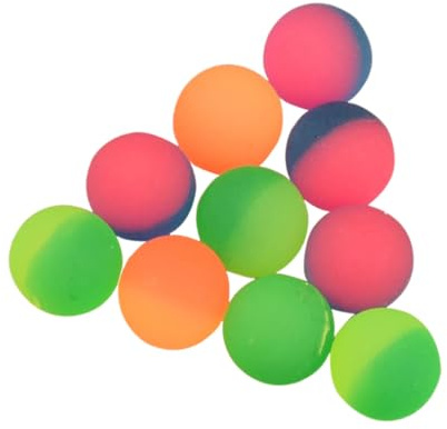 Toddmomy Balones Que Rebotan De 32 Mm, Bola Saltarina Opaca De Doble Color para Niños, Tamaño Pequeño, Flotante Agua, Juego Educativo Desarrollo De Habilidades, Paquete De 35 Unidades