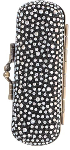 VOSAREA Custodia Anti-rottura Lega Antica in Rossetto e Specchio per Placcatura Protezione Organizer Piccolo Stile Cinese per Borsa e Accessori