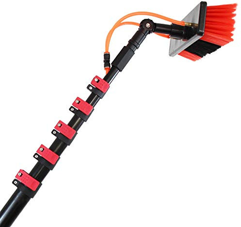 Teleskopstange wasserführend,6M-9M für solaranlagen und Fenster - teleskopstiel wassergefüllte - Telescopic Pole,30FT/9M