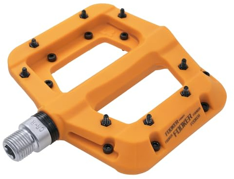 FOOKER Pedali MTB Pedali Mountain Bike 3 Cuscinetti Antiscivolo Leggero Fibra di Nylon Piattaforma Pedali per BMX MTB 9/16 pollici