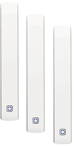 Homematic IP Smart Home 3er-Set Fenster- und Türkontakt, optisch, weiße + braune Abdeckung, digitaler Sensor, effizient Heizen, Fensterüberwachung per App, Energie sparen, Alexa, Google Assistant