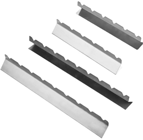 Lawnoval Lot de 2 supports à brochettes de barbecue en acier inoxydable pour 6 et 9 brochettes compatibles avec les grils, fumoirs et fours