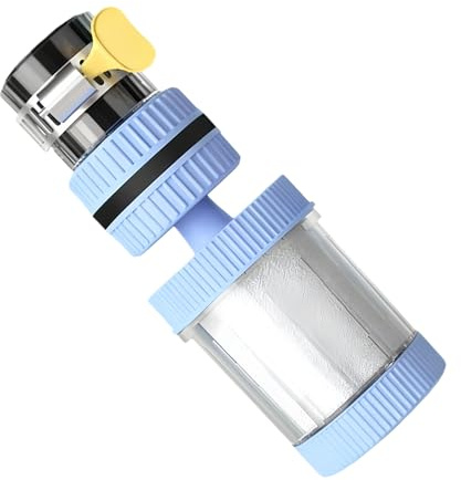 Huehkir Trinkwasserfilter Für Wasserhahn - Wasserhahn Wasser Filtration Und Weichmacher | Enthärtungs Reiniger Für Hartwasser - Für Die Verwendung In Badezimmer Dusche Badewanne Büro Zuhause Und