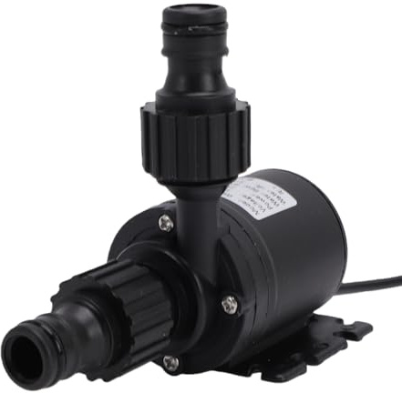 Tosuny Bomba de Agua Sumergible Bomba de Circulación de Motor sin Escobillas de bajo Ruido de 19 W para de Agua Solar