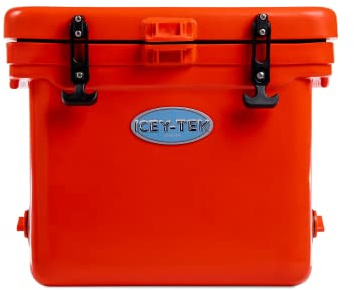 Icey-Tek 25 Litre Cube Cool Box - Flame Orange