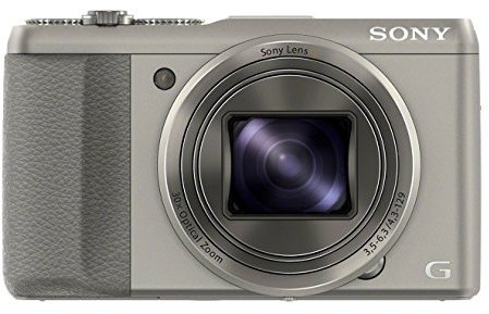 Sony Cybershot DSC-HX50 Compact Digital Camera - Silver (20.4MP, 30x Optical Zoom) 3 inch LCD (Renewed)