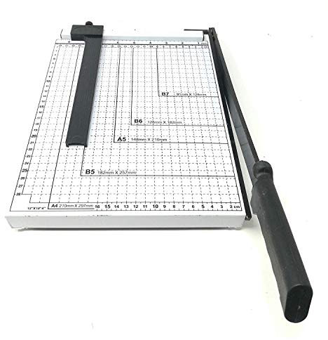 SLS SHOP Taglierina A Leva Per Fogli A4 A5 B5 B6 B7 Taglia Carta Con Barra Centimetrata