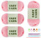 4 X 50g Easy Yarn Häkelgarn Wolle zum Häkeln Dickes Garn Häkelwolle Crochet Yarn Chenille Wolle zum Häkeln gut Sichtbare Maschen, Dicke Wolle zum Häkeln Dickes Baumwoll-Nylon-Rosa mit Häkelzubehör
