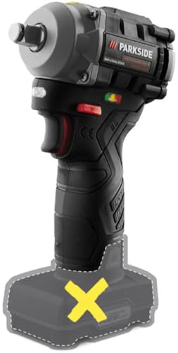 PSIDE® Bundle - PARKSIDE PERFORMANCE® 12V ½ Akku Schlagschrauber 350Nm 933g PPDSSA 12 (ohne Akku) + PSIDE® Schlüsselanhänger