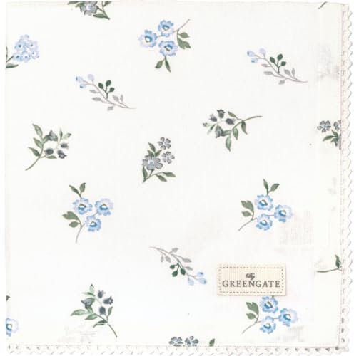 GreenGate Christina Stoffserviette mit Spitze White 40x40cm