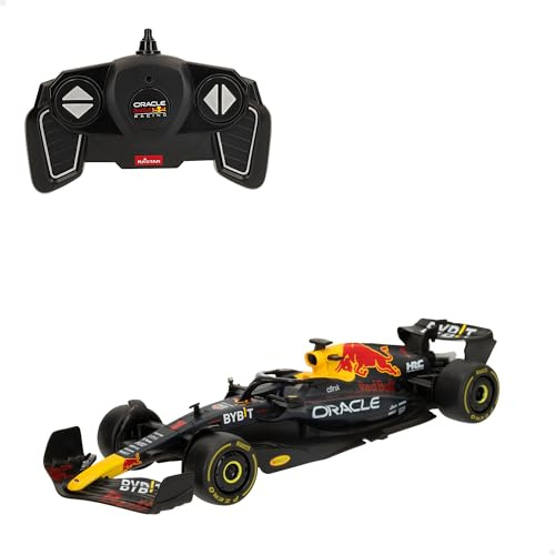 ColorBaby 41287 Rastar Auto radiocomandata F1 Oracle Red Bull Racing RB18, licenza ufficiale, Scala 1:18, Formula 1, Veicolo radiocomandato, Frequenza 2.4 GHz, 6 direzioni, Giocattoli telecomandati