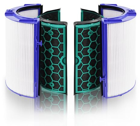 BAMBOOST HEPA Filter Kompatibel mit Dyson Pure Cool TP04 DP04 HP04 TP05 HP05 Pure Hot+Cool Luftreiniger, Luftfilter für Dyson Pure Hot Cool 969048-03 969048-01