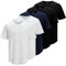 JACK & JONES Herren Shirts T-Shirts Tee SS Crew Neck 5er Pack, Farbe:Mehrfarbig, Größe:2XL, Artikel:-White/Black/Navy Blazer