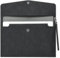 OFFCUP Dokumententasche A4 PU Leder mit Tragegriff Wasserdichte Document Case mit Taschen Erweiterung Dateiordner Dokumentenhalter Organizer für Papier Schreibwaren und Tablet-PC Hülle -Schwarz