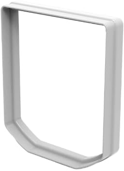 Cat Mate Cat Flap Tunnel Adapter Ring (362) - Connect the Microchip Cat Flap (360) to the Elite Wall Liner/Tunnel Section (308W), White