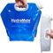 Water Carrier Camping Bottle Collapsible. 2 x 5L BPA FREE Water Containers. Lightweight Foldable Portable Bags For Camping, Picnics & Festivals. Moulded Handle, Easy To Carry. 10L Total.