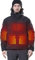 DEWBU Heated Jacket with 12V Battery Pack Winter Outdoor Soft Shell Electric Heating Coat, Men's Black, L