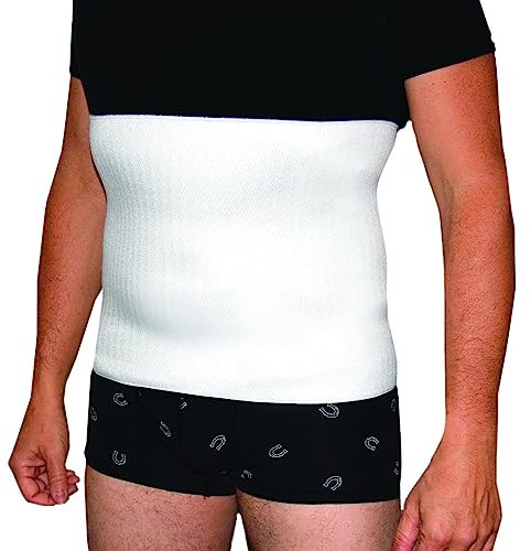 BODYPERFECT Wolle Rückenwärmer, Wärmegürtel für Damen und Herren, Nierengurt, Nierenwärmer, Thermo Gurt Made in Italy 3XL