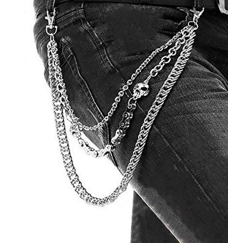 ZOYLINK Hose Kette Jean Brieftasche Kette Mode Hip Hop Gothic Punk Hose Kette für Männer