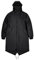 RAINS Unisex Fishtail Parka, 01 Black, L