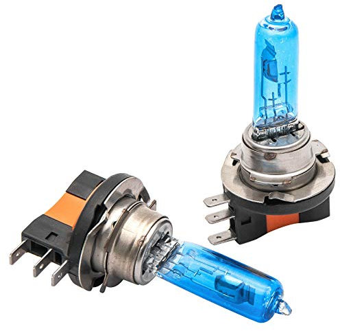 TOTMOX Lampadina a scarica allo xeno Super Bright White Warm 12 V Lampadina allo xeno Faro 55 W Lampada di ricambio H15 Lampadina Faro Lampade