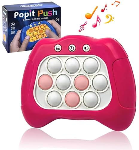 Jastown, Quick Push Bubbles-spel för barn och vuxna, Pop It Game, elektronisk Poppit, Sensoriska leksaker, Fidget-leksaker, stressavlastande leksaker, Pop Fidget Game-leksaker för pojkar, flickor