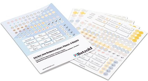 Betzold - Sticker zum Referendariats-Planer 4 Bogen - Schulplaner